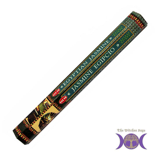 Incense HEM Egyptian Jasmine Incense Sticks HM138B 1 $ Shop All The Witches Sage LLC Stew's Incense