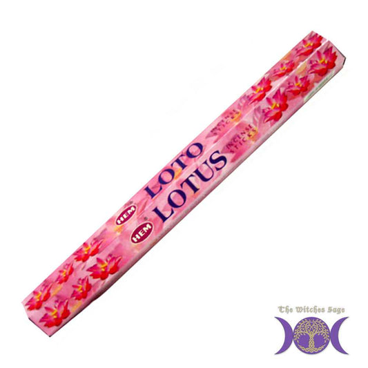 Incense HEM Lotus Incense Sticks LT20 1 $ Shop All The Witches Sage LLC Stew's Incense