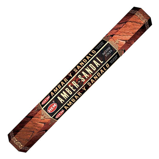 Incense Hem Amber Sandal Incense Sticks 1570 1 $ Shop All The Witches Sage LLC Stew's Incense