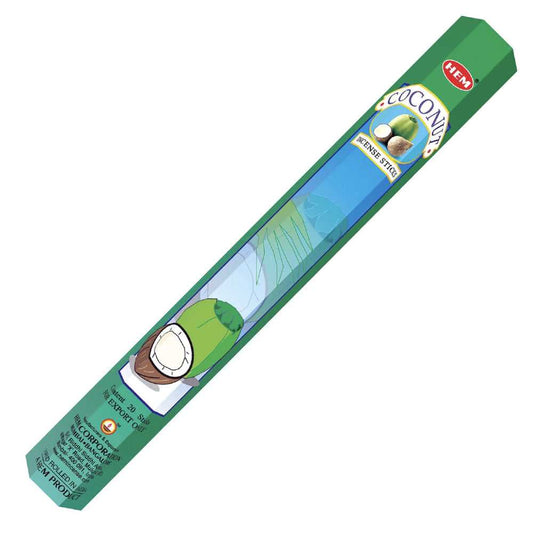 Incense Hem Coconut Incense Sticks 1715 1 $ Shop All The Witches Sage LLC Stew's Incense