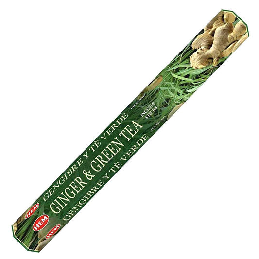 Incense Hem Ginger and Green Tea Incense Sticks 0080 1 $ Shop All The Witches Sage LLC Stew's Incense