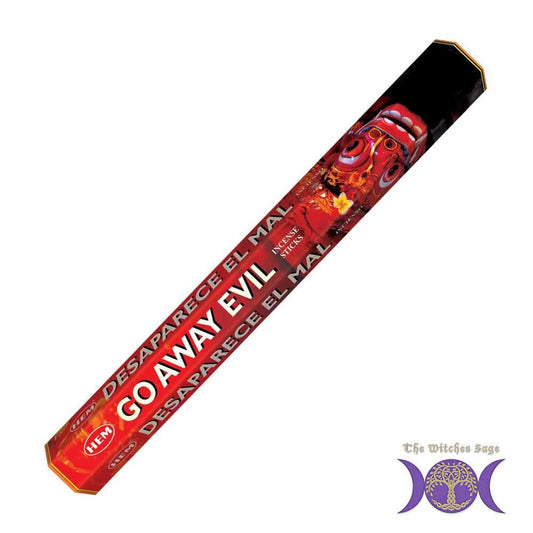 Incense Hem Go Away Evil Incense Sticks GAW20 1 $ Shop All The Witches Sage LLC Stew's Incense