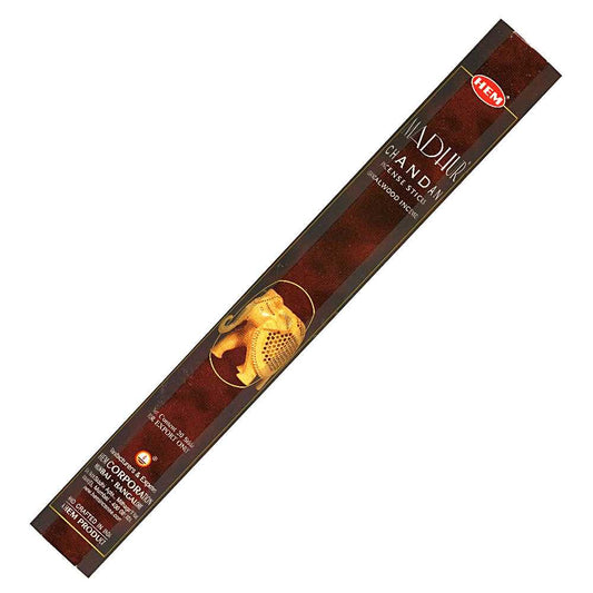 Incense Hem Madhur Chandan Incense Sticks MCH20 1 $ Shop All The Witches Sage LLC Stew's Incense