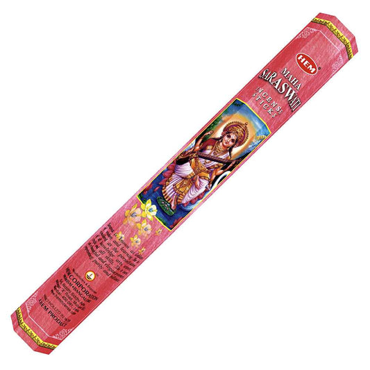 Incense Hem Maha Saraswati Incense Sticks 0250 1 $ Shop All The Witches Sage LLC Stew's Incense