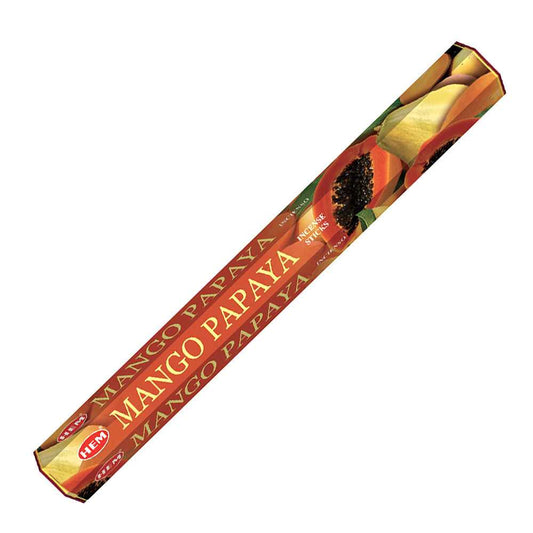 Incense HEM Mango Papaya Incense Sticks MNG PYA 1 $ The Witches Sage LLC Stew's Incense