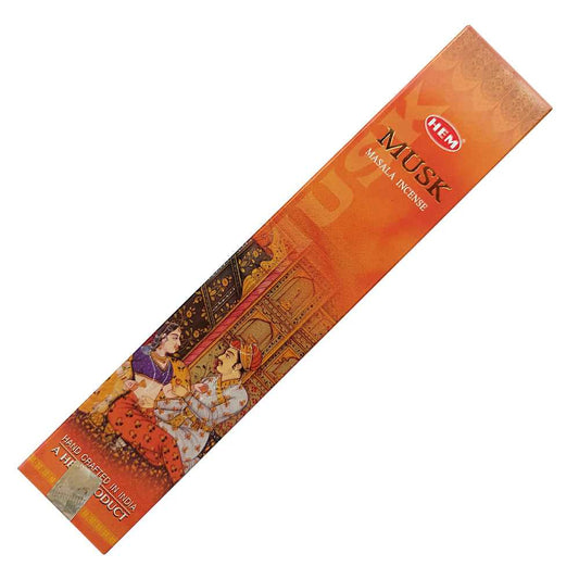 Incense Hem Musk Masala Incense Sticks 91243 1 $ Shop All The Witches Sage LLC Stew's Incense