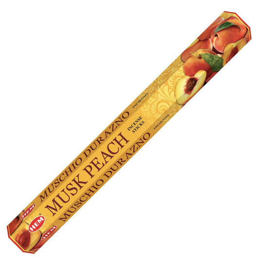 Incense Hem Musk Peach Incense Sticks 1597 1 $ Shop All The Witches Sage LLC Stew's Incense