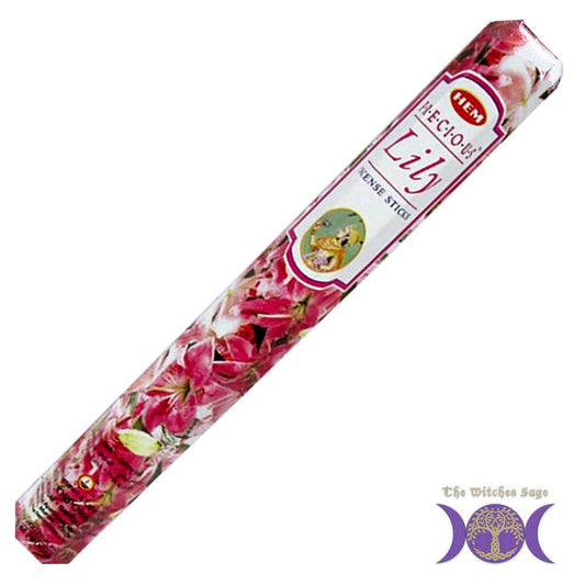Incense Hem Precious Lily Incense Sticks PLY20 1 $ Shop All The Witches Sage LLC Stew's Incense