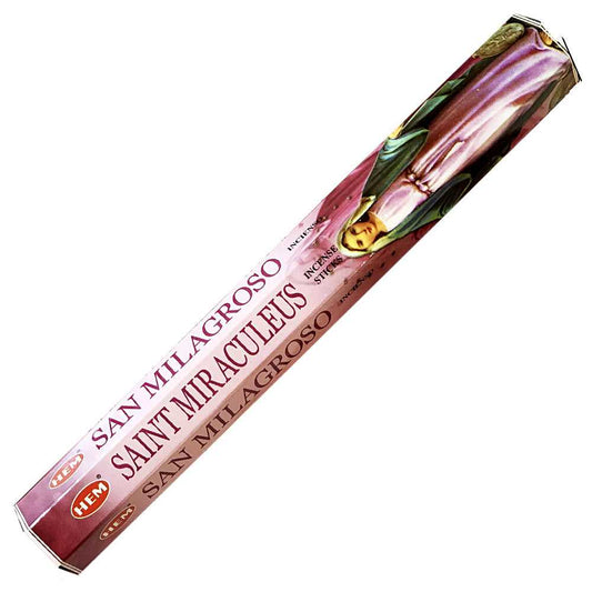 Incense Hem Saint Miraculeus Incense Sticks 0166 1 $ Shop All The Witches Sage LLC Stew's Incense