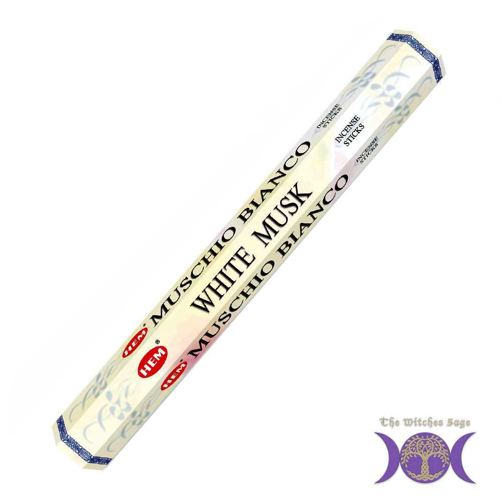 Incense Hem White Musk Incense Sticks WM20 1 $ Shop All The Witches Sage LLC Stew's Incense