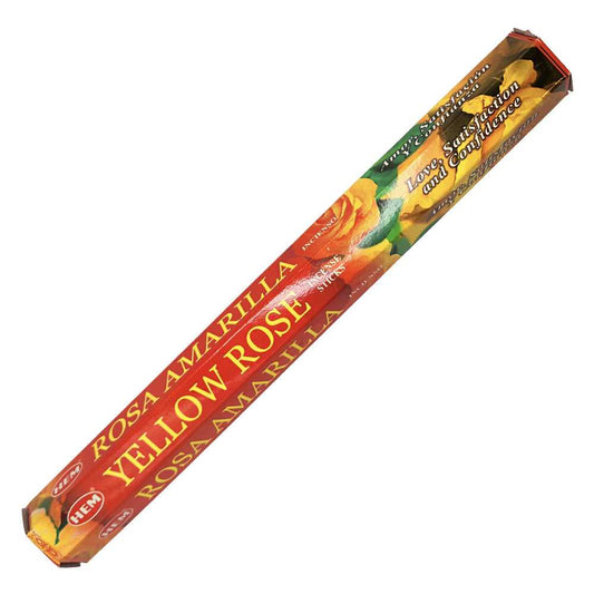 Incense Hem Yellow Rose Incense Sticks YR20 1 $ Shop All The Witches Sage LLC Stew's Incense