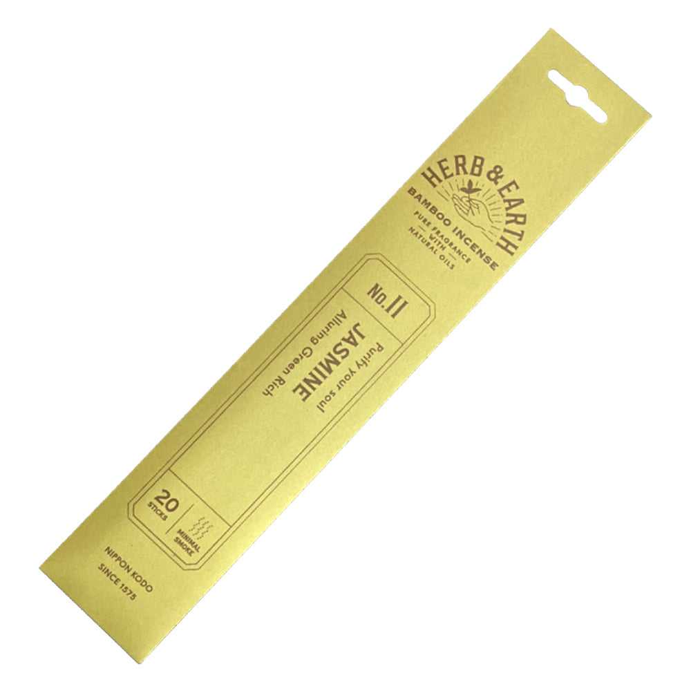 Incense Herb & Earth Jasmine Bamboo Incense Sticks (Nippon Kodo) 70011 4 $ Shop All The Witches Sage LLC Stew's Incense