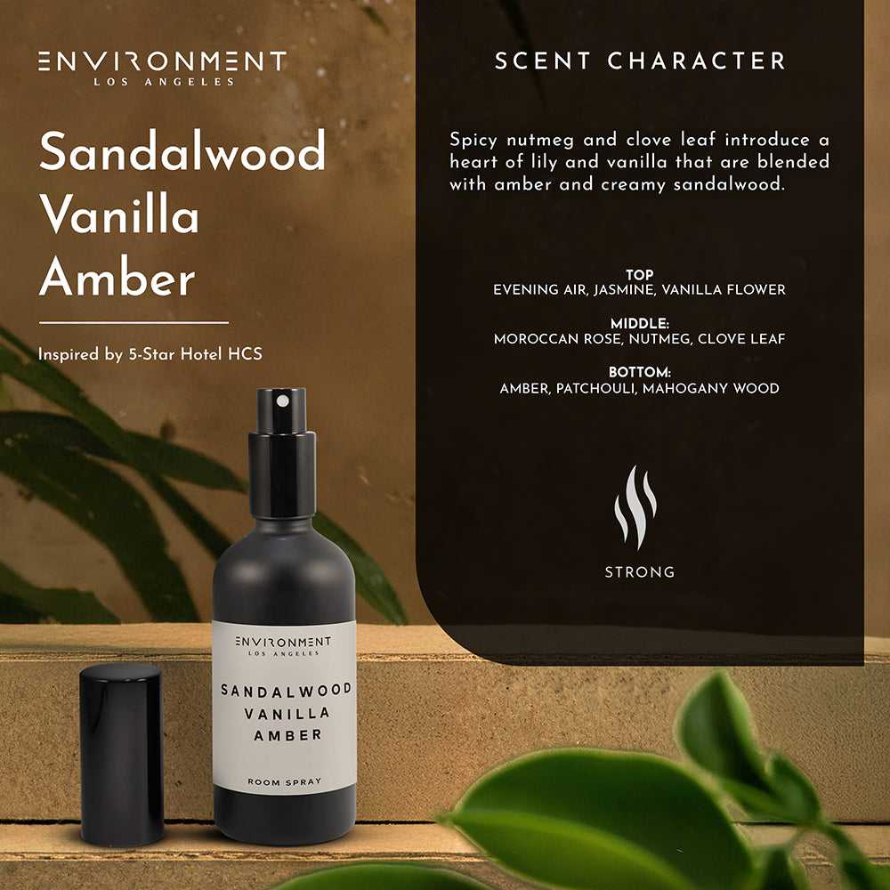 Environment - Room Spray (Hotel Aromatics) Sandalwood | Vanilla | Amber Room Spray (Inspired by Hotel Costes®) EN-RS-HOTELCOS 38 $ Lava Rock Diffusers Stone Candles Stew's Incense