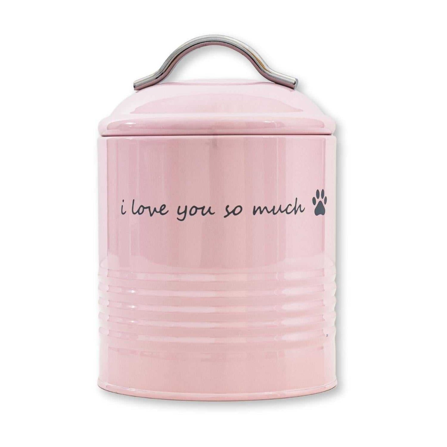 Treat Jar "I Love You So Much" Dog Treat Canister Gift Set – Pink & Blue PL3300 28 $ Pet Lovers Store American Pet Supplies Stew's Incense