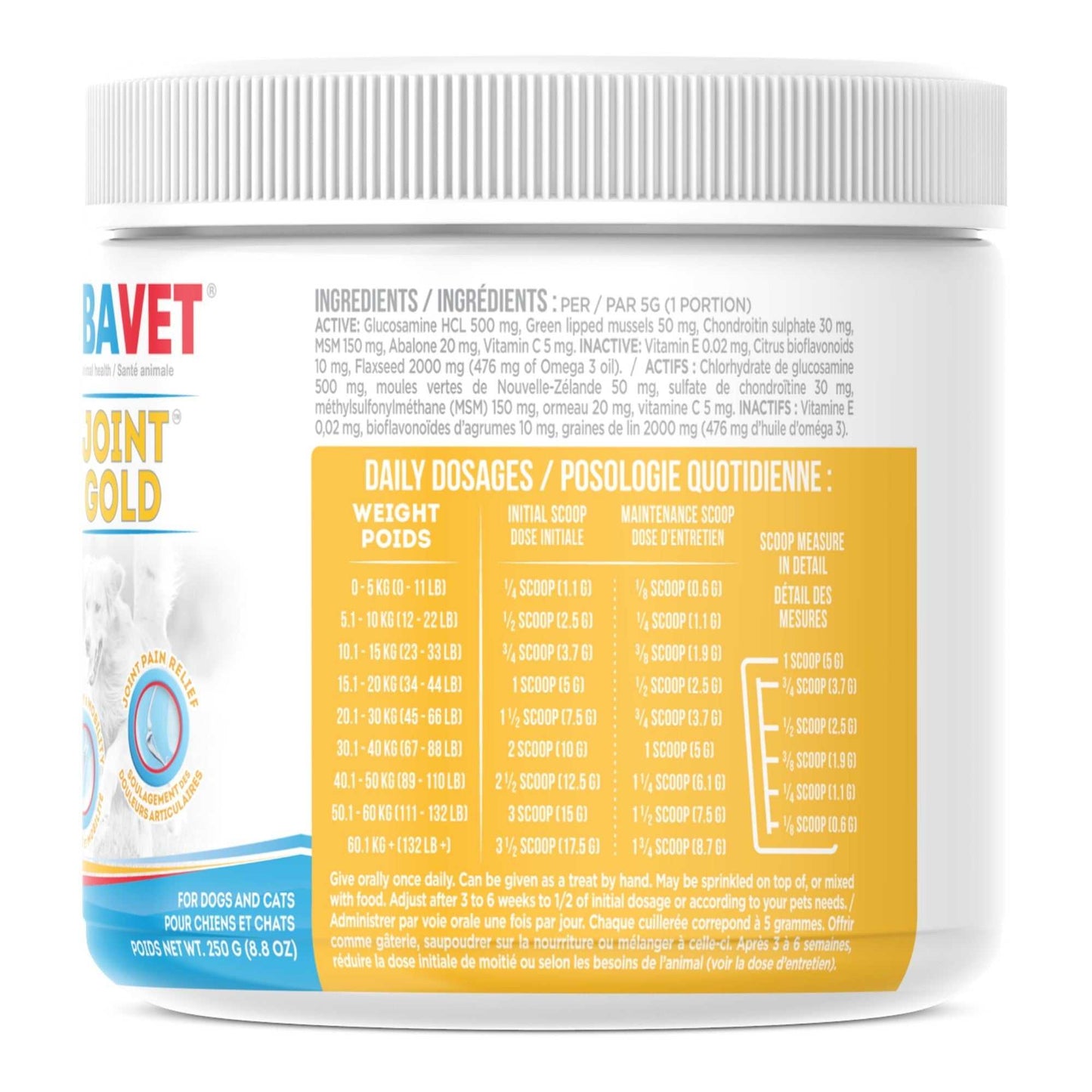 Animal Health UBAVET Joint Gold Joint Care Powder for Dogs & Cats – 8.8 oz (250g) UVUS957 25 $ Pet Lovers Store American Pet Supplies Stew's Incense