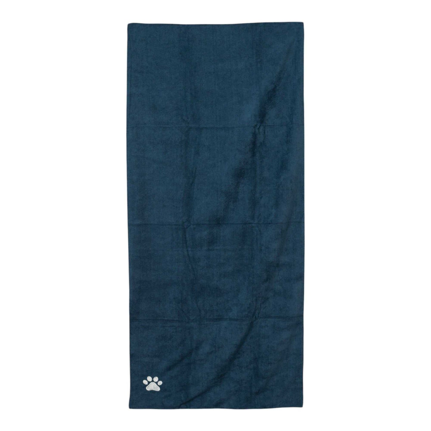 Towels Country Living Large Marine Blue Microfiber Dog Bath Towel with Embroidered Paw Print CL-1005 14 $ Pet Lovers Store American Pet Supplies Stew's Incense