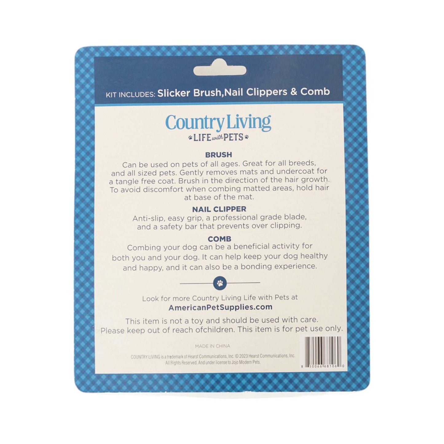 Grooming Kits Country Living All-in-One 3-Piece Dog Grooming Kit for a Healthy and Well-Groomed Pet CL-1010 19 $ Pet Lovers Store American Pet Supplies Stew's Incense