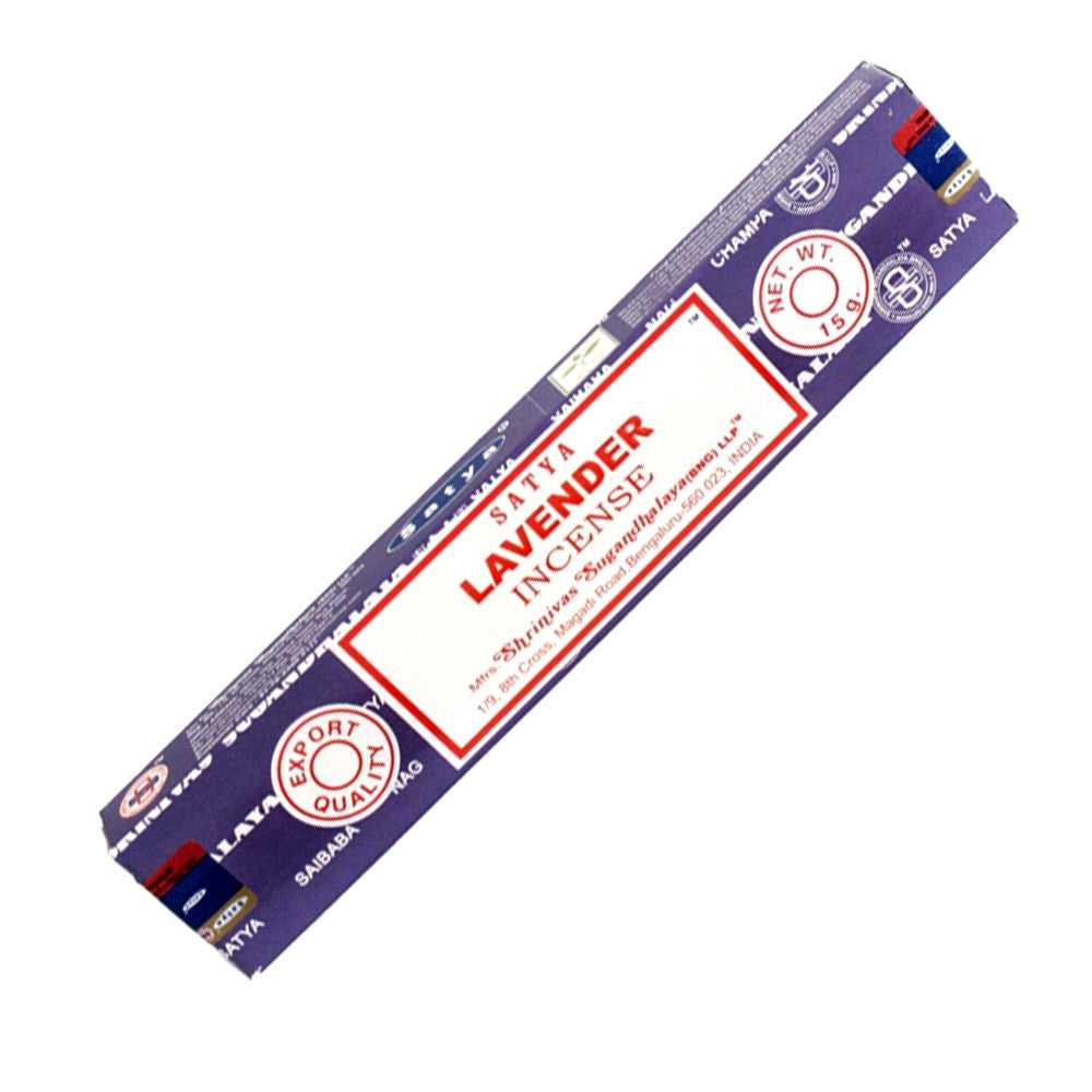 Incense Satya Lavender incense sticks 15 gm ST306 1 $ Shop All The Witches Sage LLC Stew's Incense