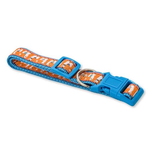 Collars Nylon Dog Collar with Embroidered Llama Design, Adjustable, Comfortable & Secure Fit SMH102LAM 8 $ Pet Lovers Store American Pet Supplies Stew's Incense