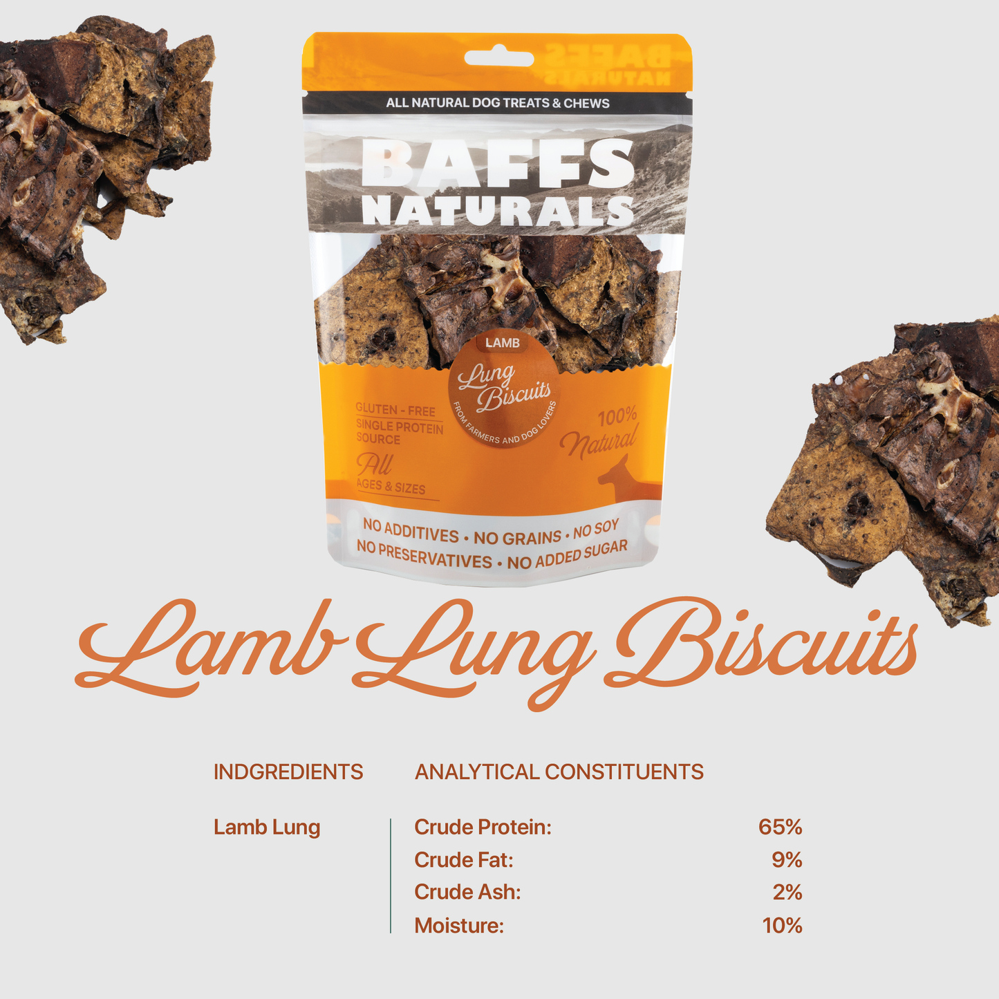 Dog Chews BAFFS NATURALS All-Natural Premium Lamb Lung Biscuits – 2 Pack (4oz Each) PCK6004-4OZ 23 $ Pet Lovers Store American Pet Supplies Stew's Incense