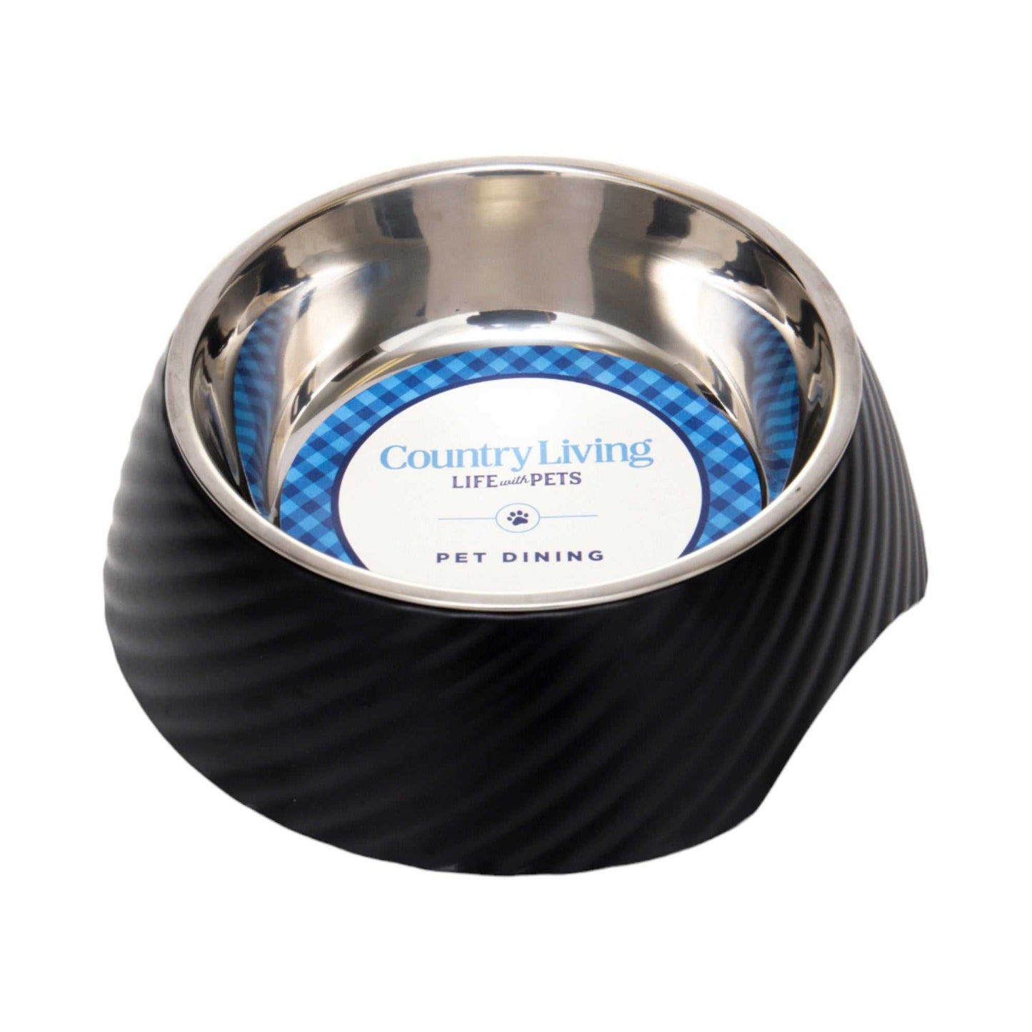Bowl Country Living Set of 2 Round Twill Melamine Dog Bowls with Removable Stainless Steel Inserts – Black MLB001 24 $ Pet Lovers Store American Pet Supplies Stew's Incense
