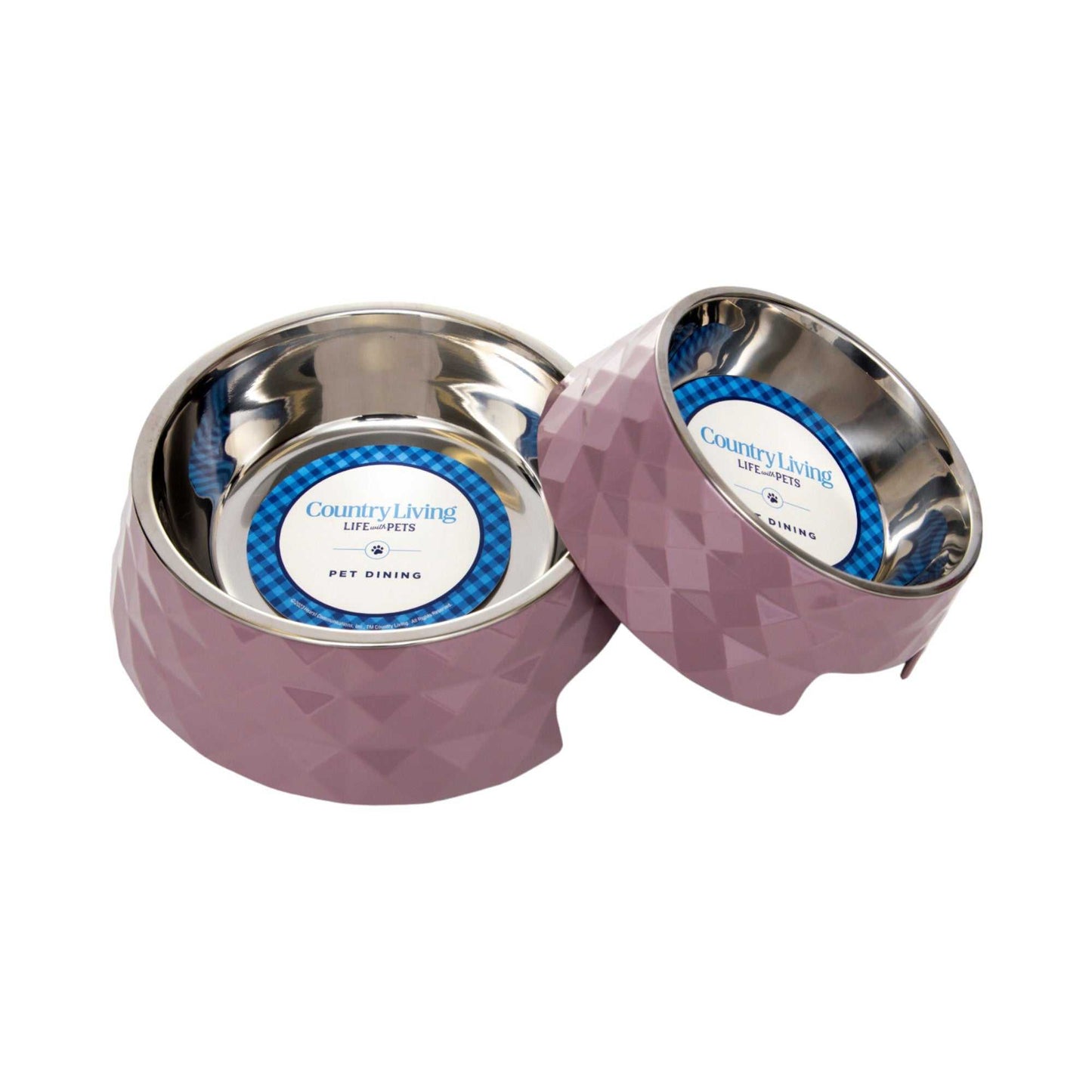 Bowl Country Living Set of 2 Diamond Twill Melamine Dog Bowls with Removable Stainless Steel Inserts – Wood Rose MLB003 24 $ Pet Lovers Store American Pet Supplies Stew's Incense