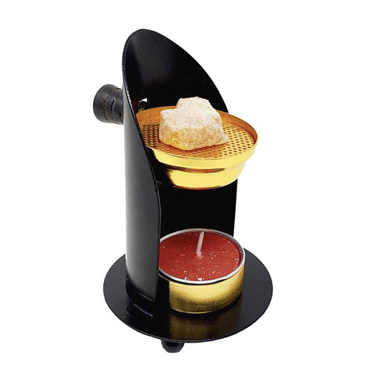 Incense Burner Metal Adjustable Resin Burner BCF 12 $ Shop All The Witches Sage LLC Stew's Incense