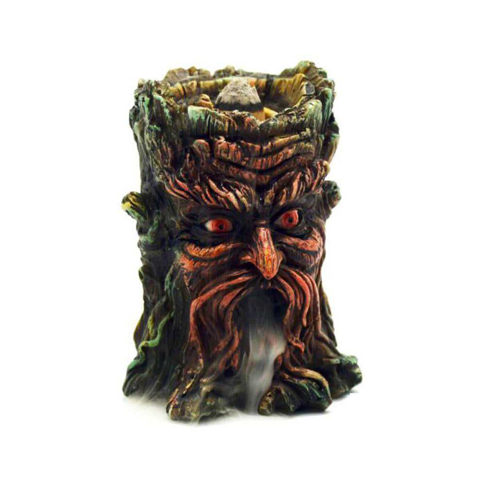 Incense Burner Mini Tree Stump backflow incense burner BF2904 9 $ The Witches Sage LLC Stew's Incense