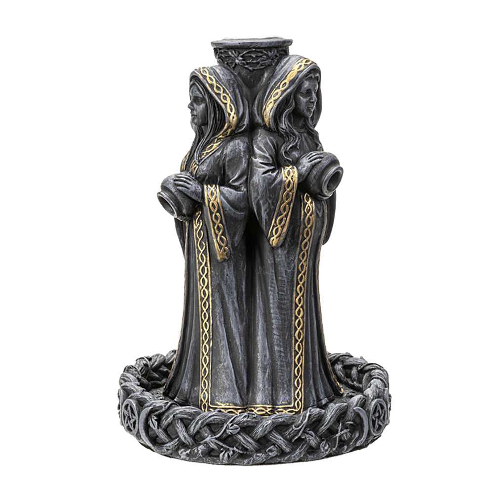 Incense Burner Mother, Maiden, Crone Backflow Incense Burner 14940 30 $ Shop All The Witches Sage LLC Stew's Incense