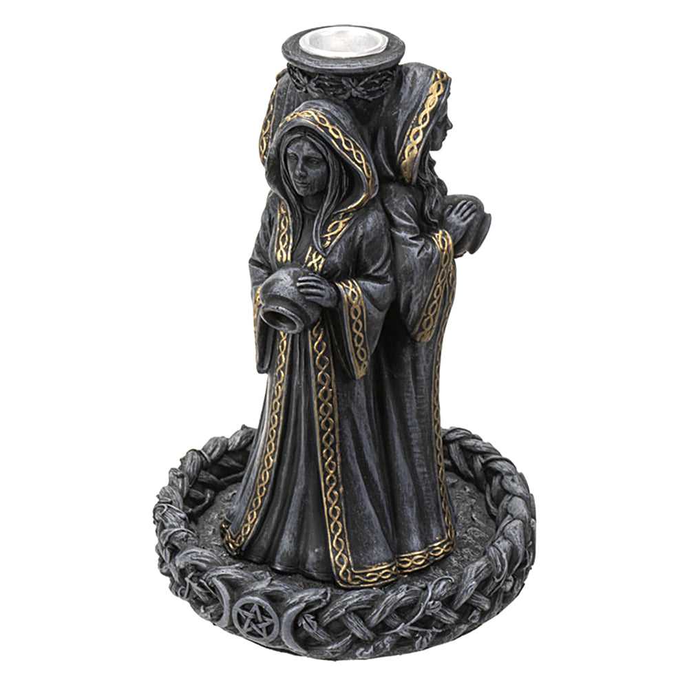 Incense Burner Mother, Maiden, Crone Backflow Incense Burner 14940 30 $ Shop All The Witches Sage LLC Stew's Incense