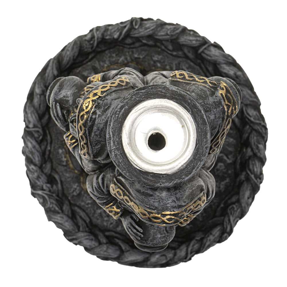 Incense Burner Mother, Maiden, Crone Backflow Incense Burner 14940 30 $ Shop All The Witches Sage LLC Stew's Incense