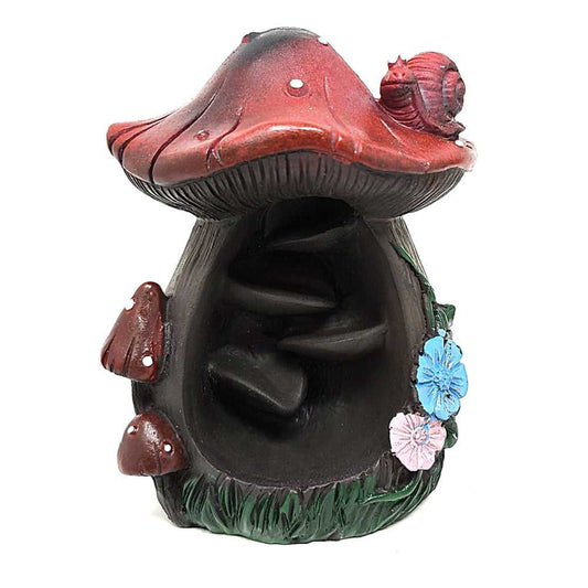 Incense Burner Mushroom Backflow Cone Incense Burner #2 BFL-07 12 $ Shop All The Witches Sage LLC Stew's Incense