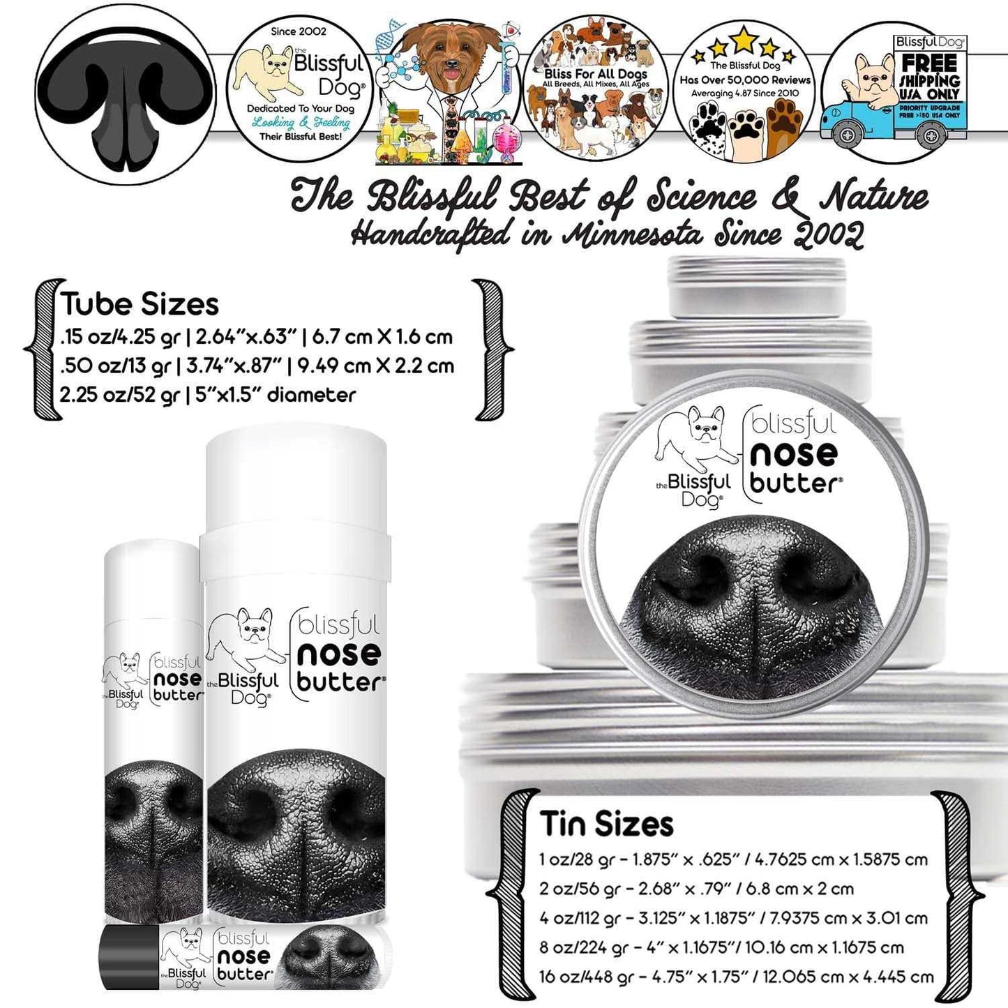 NOSE BUTTER® 1 Dog Nose Butter For All Dogs sku-15298122307 11 $ Pet Lovers Store The Blissful Dog Stew's Incense