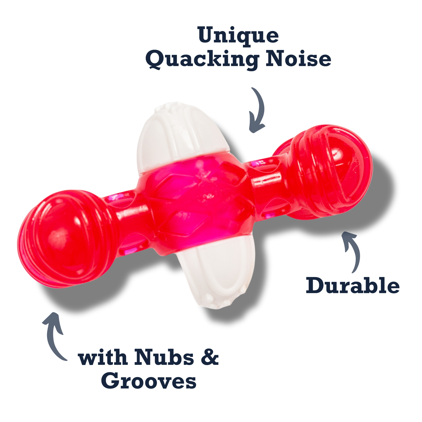 Chew Toys Country Living TPR & Nylon Quacker Bone Chew Toy for Dogs – with Engaging Quacking Sound NYL761 15 $ Shop All American Pet Supplies Stew's Incense