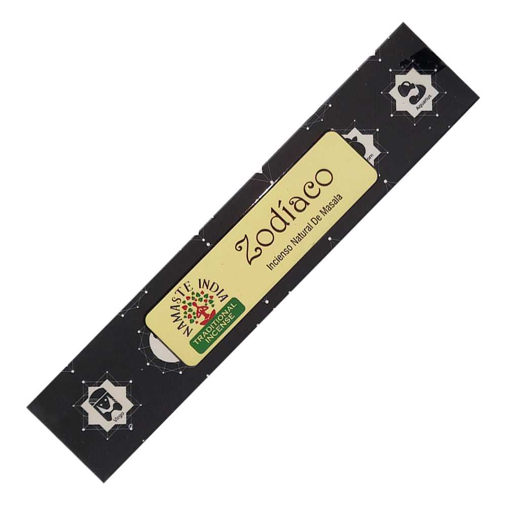 Incense Namaste India Natural Masala Incense Sticks - Zodiac OR104 1 $ Shop All The Witches Sage LLC Stew's Incense
