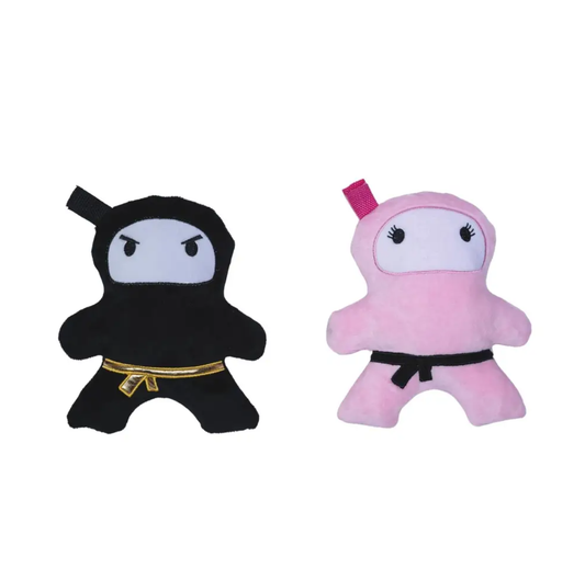 Chew Toys Pink & Black Ninja Love Plush Dog Toy Gift Set – with Squeaker & Crinkle Paper for Fun Play HOM315 21 $ Shop All American Pet Supplies Stew's Incense