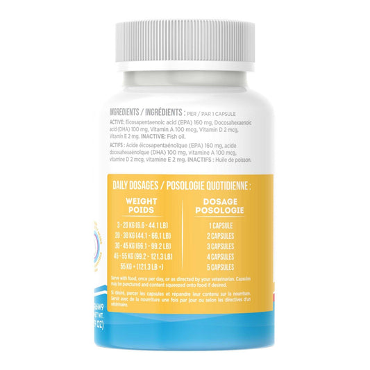 Animal Health UBAVET Ubameg EFA 1000mg Omega-3 Fatty Acid Capsules for Dogs & Cats (120 caps) UVUS3010 41 $ Pet Lovers Store American Pet Supplies Stew's Incense