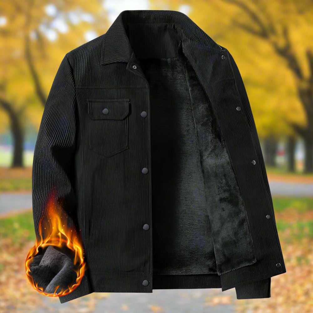 Men Jackets Mens Corduroy Jacket With Short Inner Faux Fur Lining ONFYMS250808E5F4-KHK-XS 119 $ Shop All Onetify Stew's Incense
