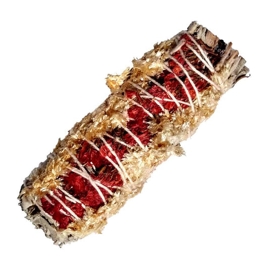 smudge sticks White Sage with Panacium & Red Satice Smudge Stick 3-4" N05 4 $ Shop All The Witches Sage LLC Stew's Incense