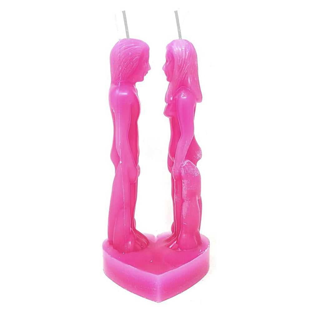 Candle Pink Face to Face Lovers Candle F2F-PINK 11 $ The Witches Sage LLC Stew's Incense