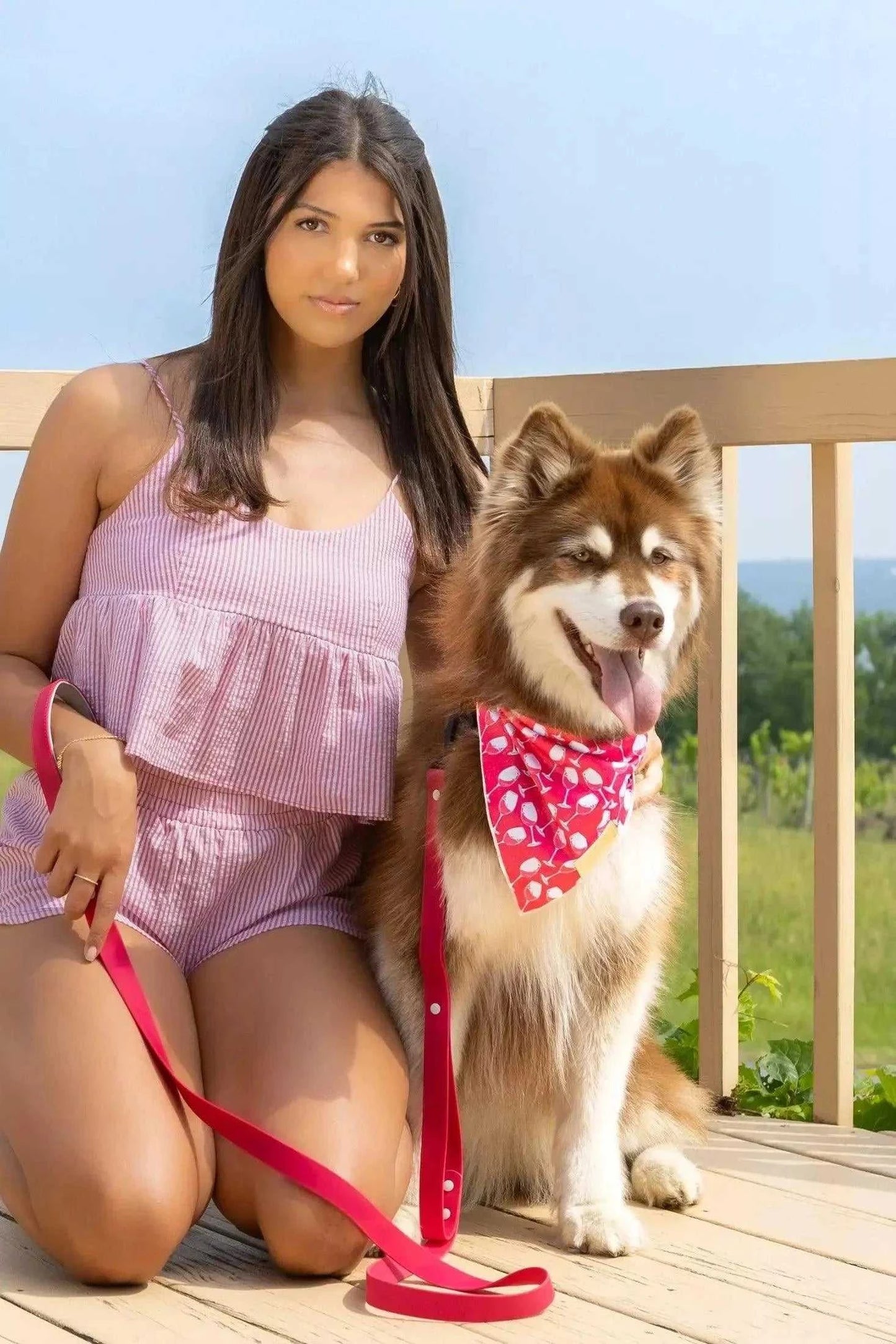 Leash Red Mountain Syrah Waterproof Dog Leash LE24RS01 39 $ Aria the Fox Stew's Incense