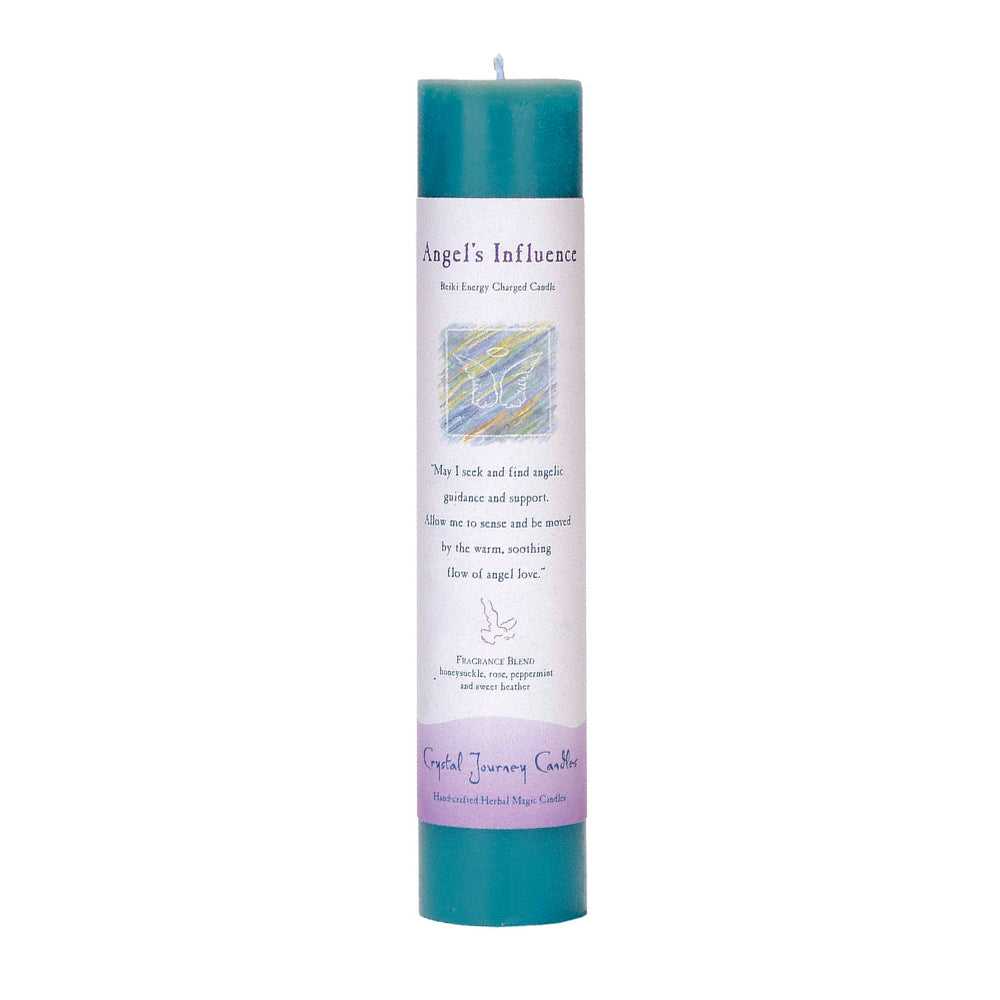 Candle Reiki Herbal Pillar Candle Angels Influence 84408 11 $ Shop All The Witches Sage LLC Stew's Incense