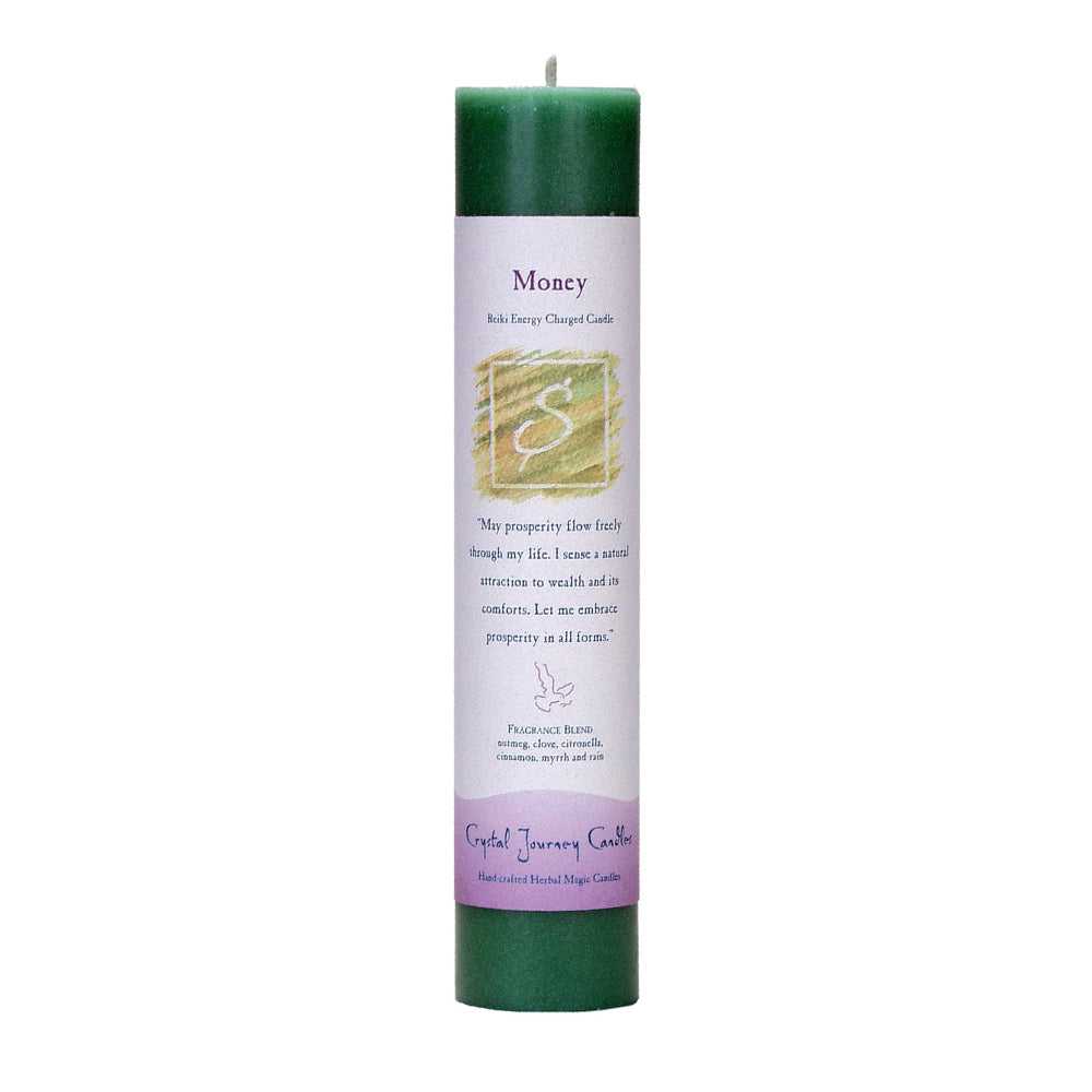 Candle Reiki Herbal Pillar Candle Money 84401 11 $ Shop All The Witches Sage LLC Stew's Incense