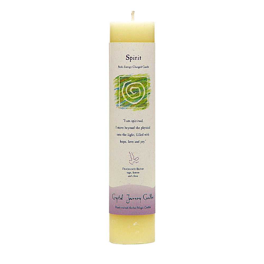 Candle Reiki Herbal Pillar Candle Spirit 84427 11 $ Shop All The Witches Sage LLC Stew's Incense