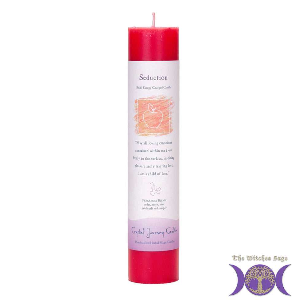 Candle Reiki Herbal Pillar Candle Seduction 84411 11 $ Shop All The Witches Sage LLC Stew's Incense