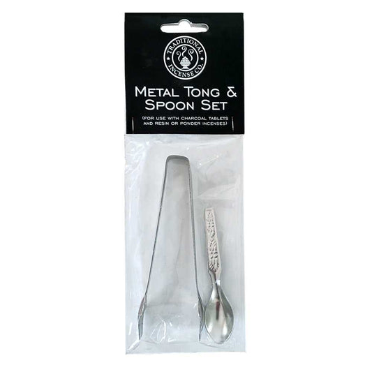 Incense Burner Resin and Powder Tong & Spoon Set 72857 4 $ Shop All The Witches Sage LLC Stew's Incense