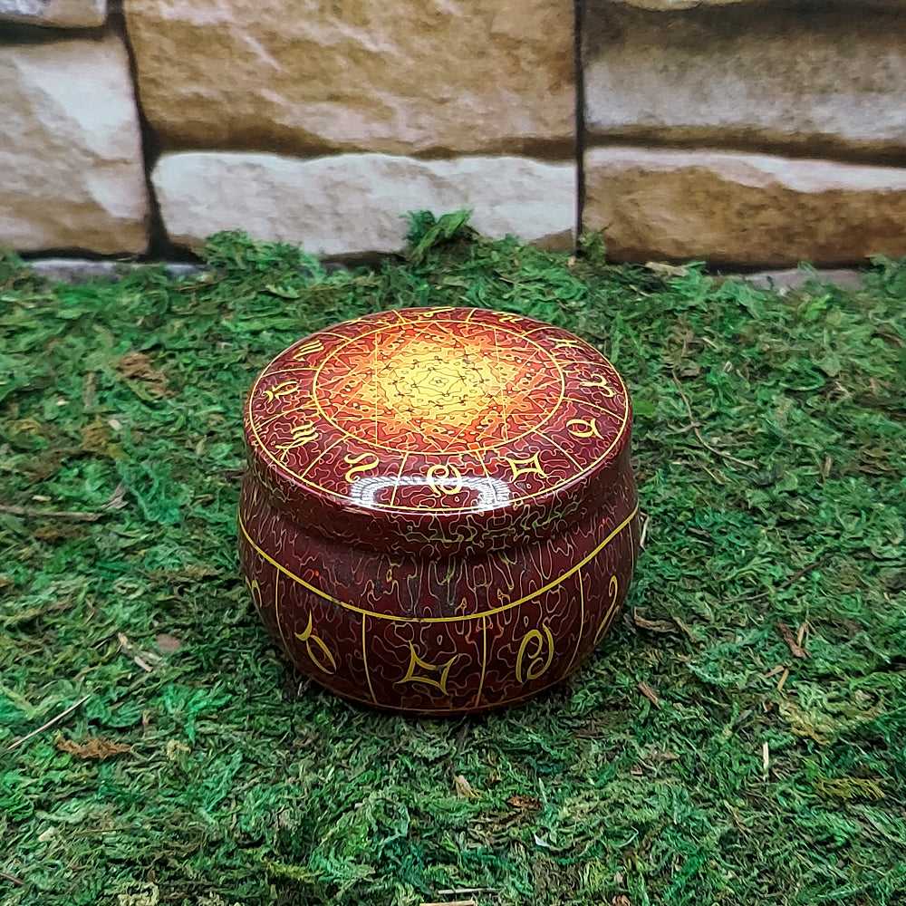 Candle Ritual Tin Candle w/Crystals 42253A 15 $ Shop All The Witches Sage LLC Stew's Incense