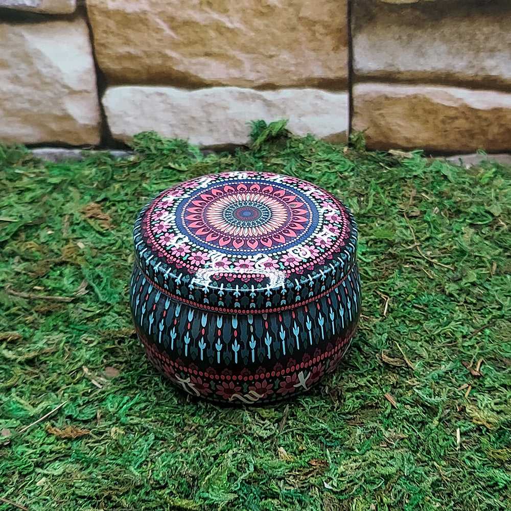 Candle Ritual Tin Candle w/Crystals 42253A 15 $ Shop All The Witches Sage LLC Stew's Incense