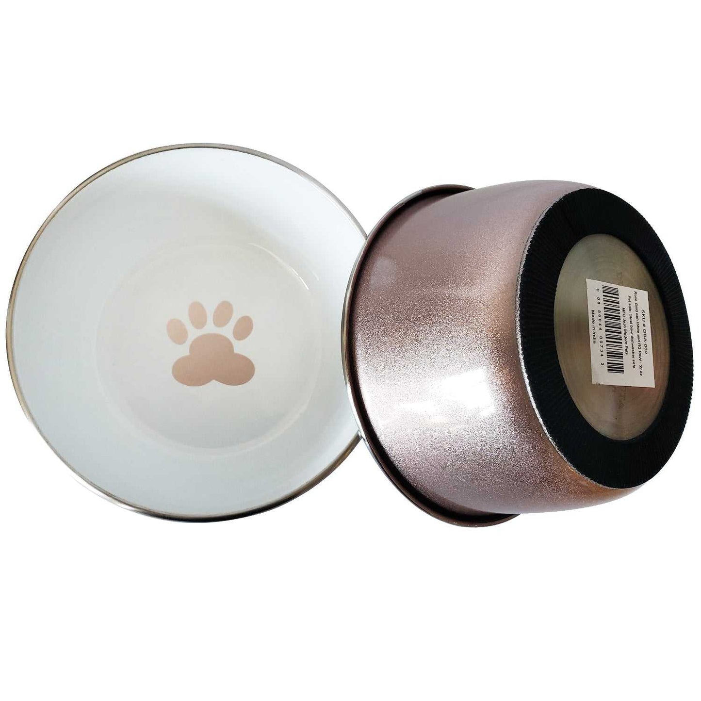 Deep Bowls Deep Dog Bowl with Paw Print Design – Stainless Steel Bowl, Ideal for Small, Medium to Large Dogs – Rose Gold GRA-001 9 $ Pet Lovers Store American Pet Supplies Stew's Incense