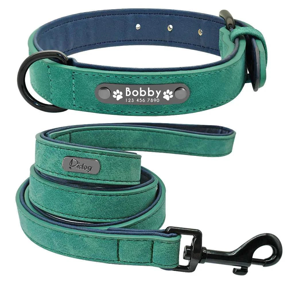 Collar and leash Leather Dog Collar Leash Custom Durable Leather Pet Collars and Leashes Walking Leads Strap Cusomized for Small Medium Large Dog 32914648747-brown collar-S 44 $ Pet Lovers Shop All Products Fashioned Furbabies Stew's Incense